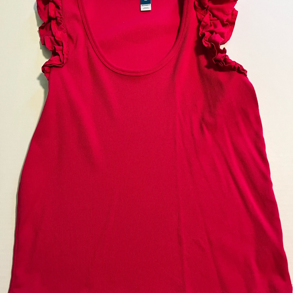 Women's Fuchsia Sleeveless Top